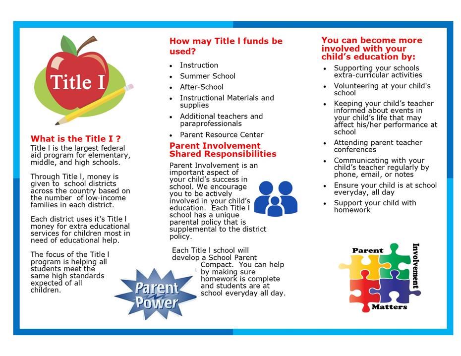 Title I Brochure 2